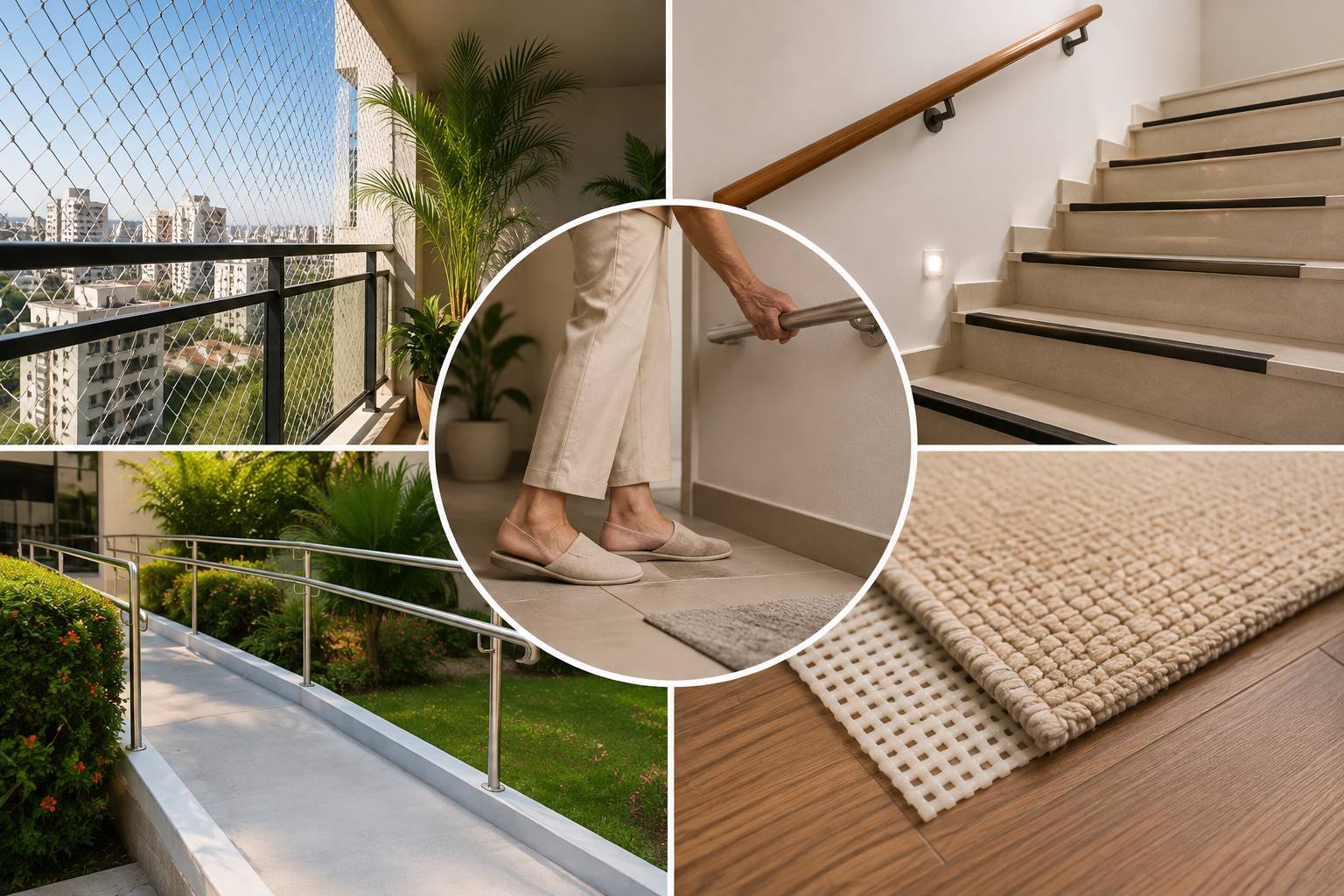 5 soluções eficazes para evitar quedas em áreas residenciais